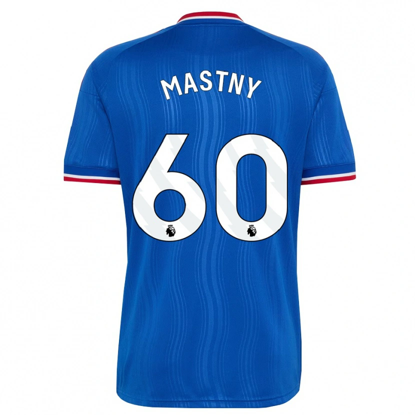 Danxen Kinder Ondrej Mastny #60 Blau Weiß Rot Auswärtstrikot Trikot 2026/27 T-Shirt Österreich