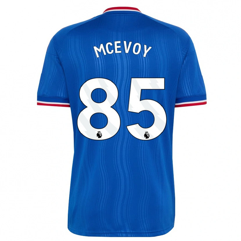 Danxen Kinder Jay Mcevoy #85 Blau Weiß Rot Auswärtstrikot Trikot 2026/27 T-Shirt Österreich