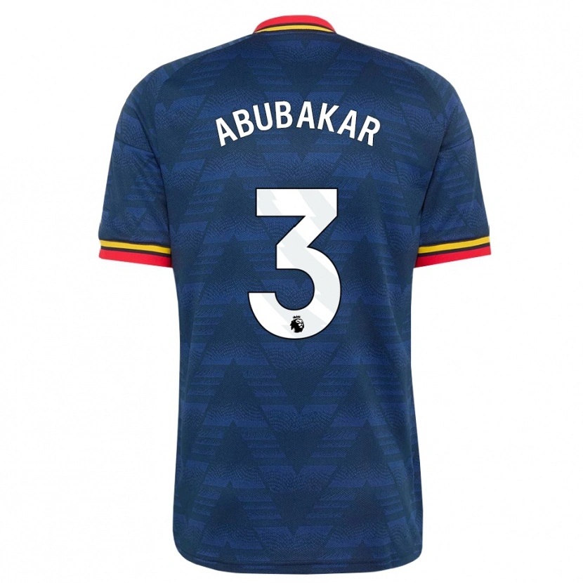 Danxen Kinder Hakeem Abubakar #3 Mitternachtsblau Gelb Rot Auswärtstrikot Trikot 2026/27 T-Shirt Österreich