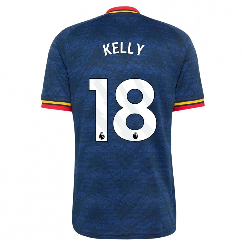 Danxen Kinder Chloe Kelly #18 Mitternachtsblau Gelb Rot Auswärtstrikot Trikot 2026/27 T-Shirt Österreich