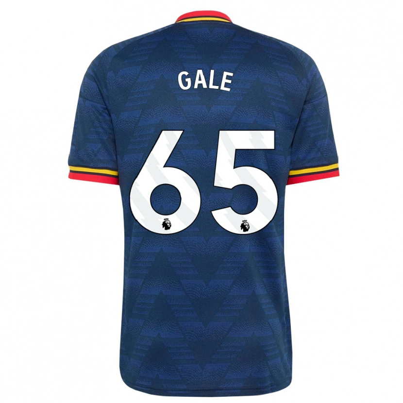 Danxen Kinder Jessie Gale #65 Mitternachtsblau Gelb Rot Auswärtstrikot Trikot 2026/27 T-Shirt Österreich