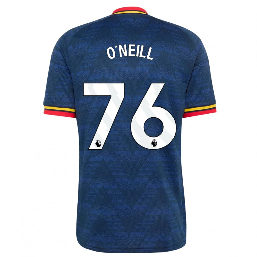Danxen Kinder Ceadach O'neill #76 Mitternachtsblau Gelb Rot Auswärtstrikot Trikot 2026/27 T-Shirt Österreich