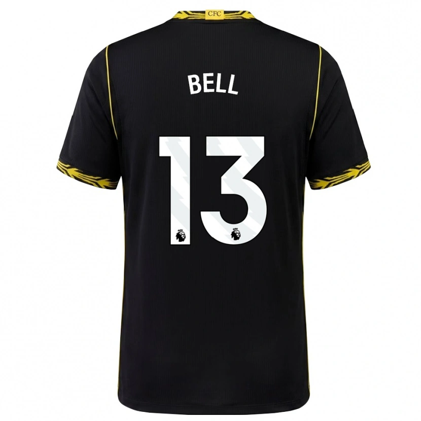 Danxen Kinder Toby Bell #13 Schwarz Gelb Auswärtstrikot Trikot 2026/27 T-Shirt Österreich