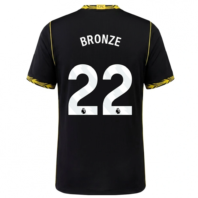 Danxen Kinder Lucy Bronze #22 Schwarz Gelb Auswärtstrikot Trikot 2026/27 T-Shirt Österreich