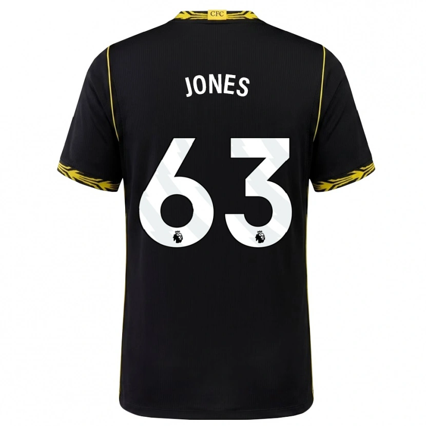 Danxen Kinder Vera Jones #63 Schwarz Gelb Auswärtstrikot Trikot 2026/27 T-Shirt Österreich