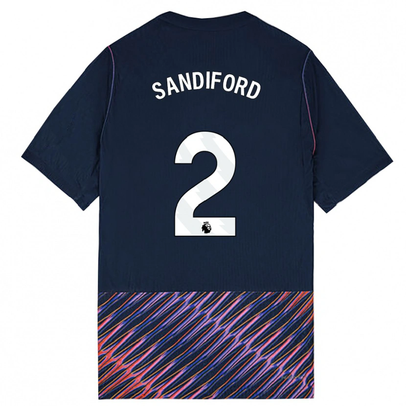 Danxen Kinder Oscar Sandiford #2 Königlich Blau Weiß Auswärtstrikot Trikot 2026/27 T-Shirt Österreich