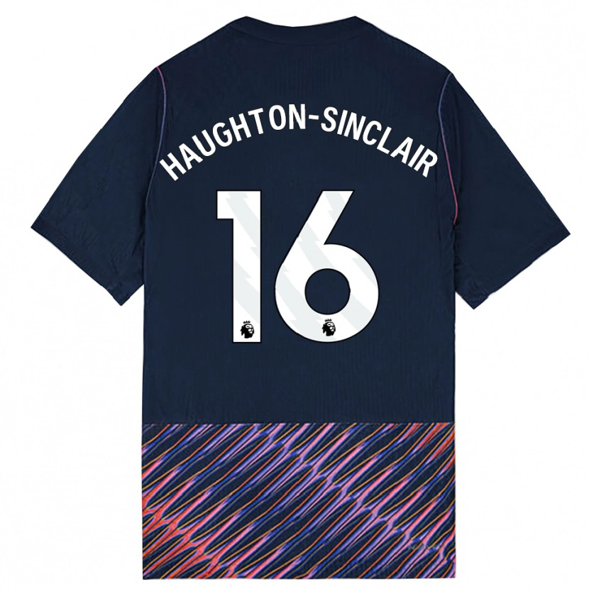 Danxen Kinder Ashiah Haughton-Sinclair #16 Königlich Blau Weiß Auswärtstrikot Trikot 2026/27 T-Shirt Österreich