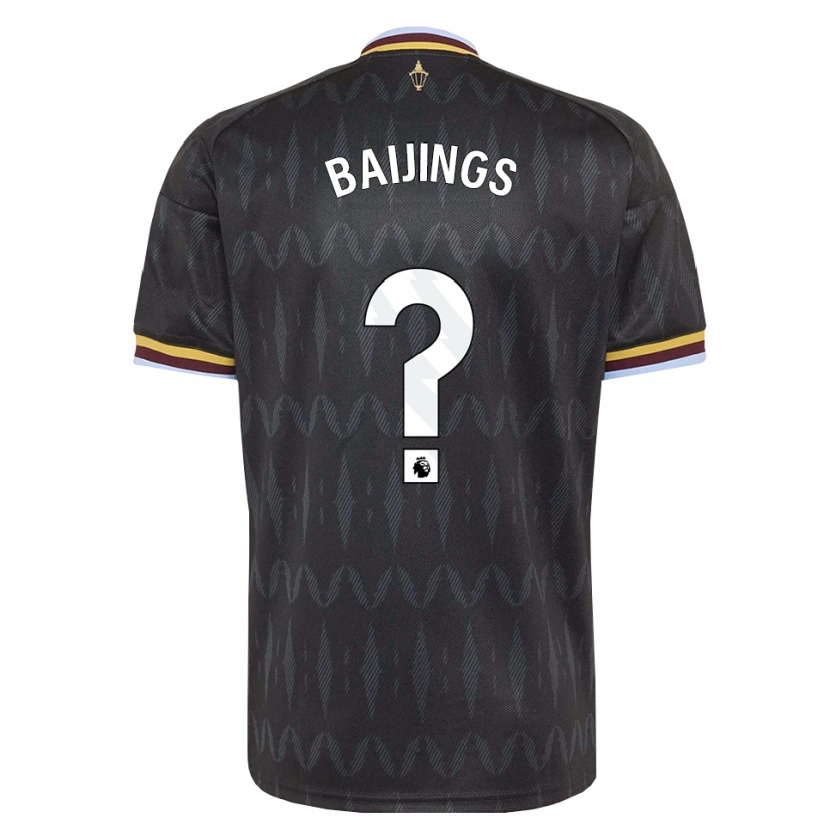 Danxen Kinder Jill Baijings #0 Kornblumenblau Schwarz Gelb Auswärtstrikot Trikot 2026/27 T-Shirt Österreich
