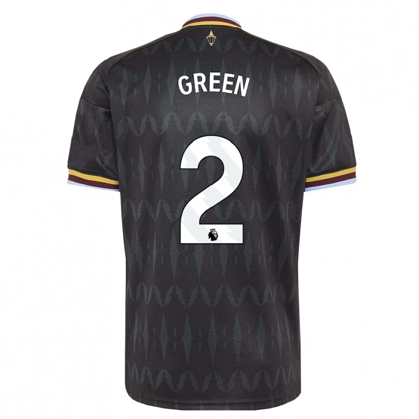 Danxen Kinder Jacob Green #2 Kornblumenblau Schwarz Gelb Auswärtstrikot Trikot 2026/27 T-Shirt Österreich