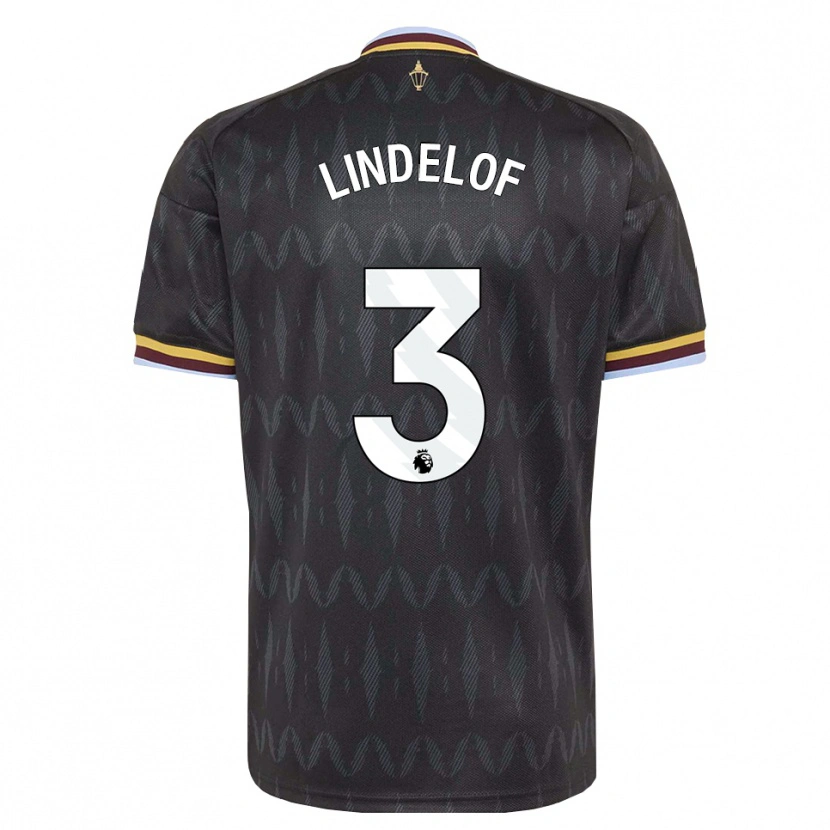 Danxen Kinder Victor Lindelöf #3 Kornblumenblau Schwarz Gelb Auswärtstrikot Trikot 2026/27 T-Shirt Österreich