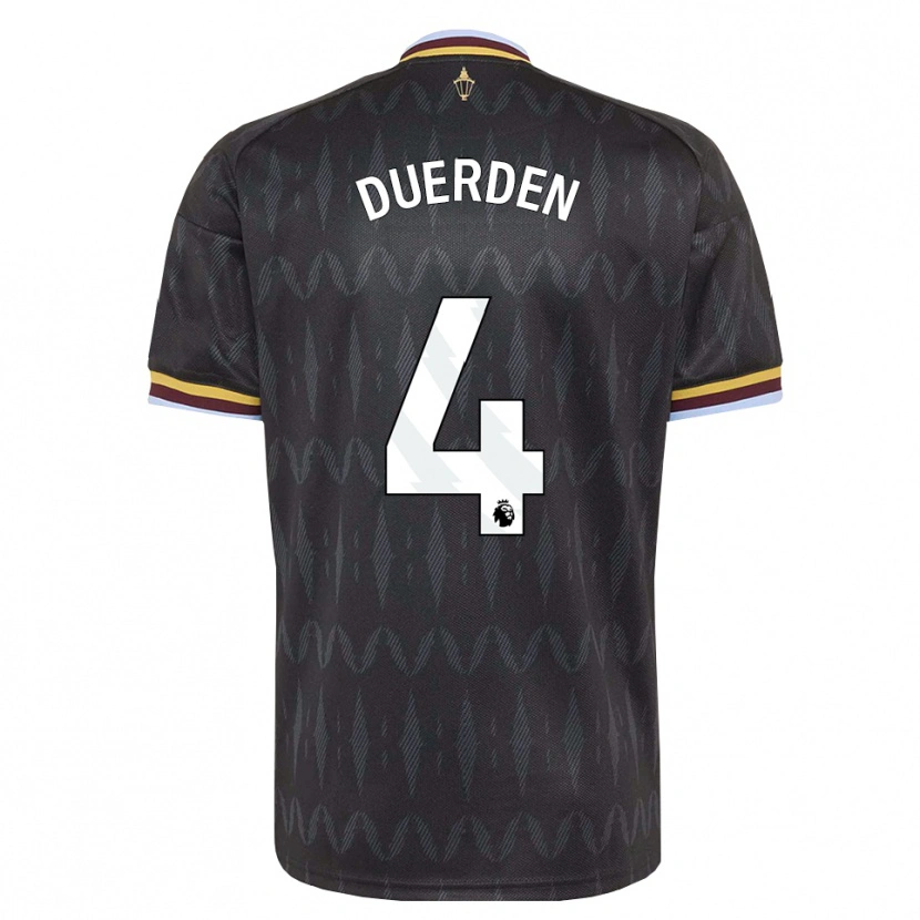 Danxen Kinder Archie Duerden #4 Kornblumenblau Schwarz Gelb Auswärtstrikot Trikot 2026/27 T-Shirt Österreich