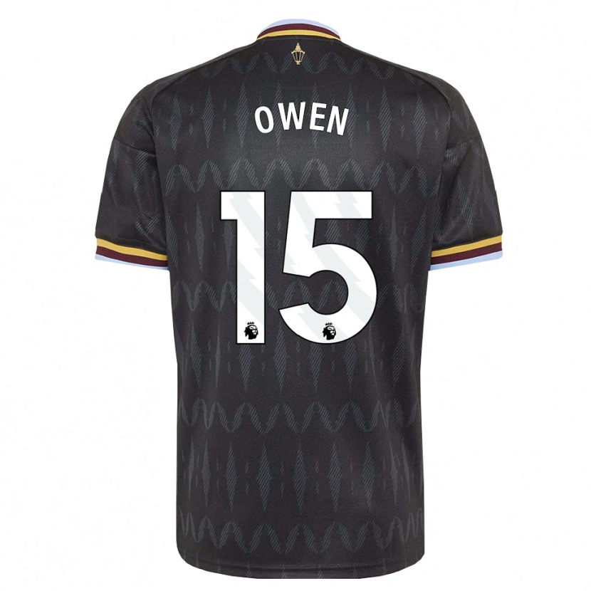 Danxen Kinder Curtis Owen #15 Kornblumenblau Schwarz Gelb Auswärtstrikot Trikot 2026/27 T-Shirt Österreich