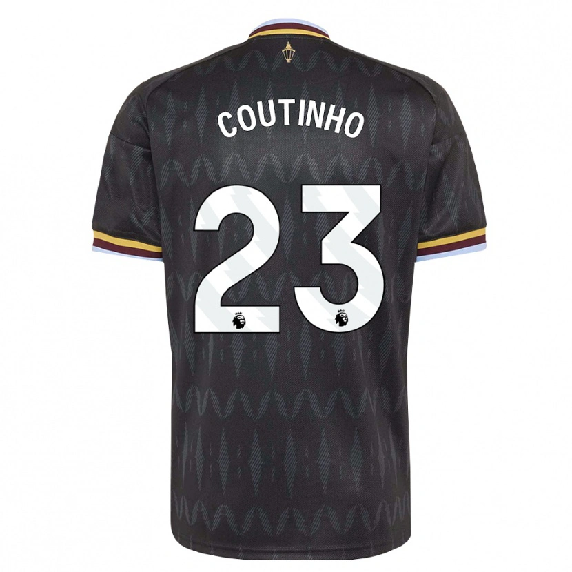Danxen Kinder Philippe Coutinho #23 Kornblumenblau Schwarz Gelb Auswärtstrikot Trikot 2026/27 T-Shirt Österreich