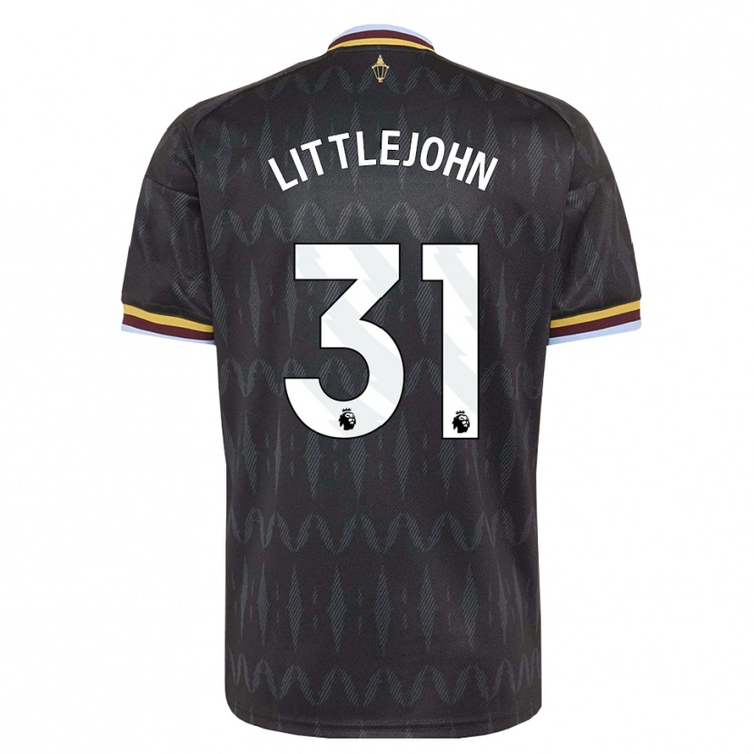 Danxen Kinder Ruesha Littlejohn #31 Kornblumenblau Schwarz Gelb Auswärtstrikot Trikot 2026/27 T-Shirt Österreich