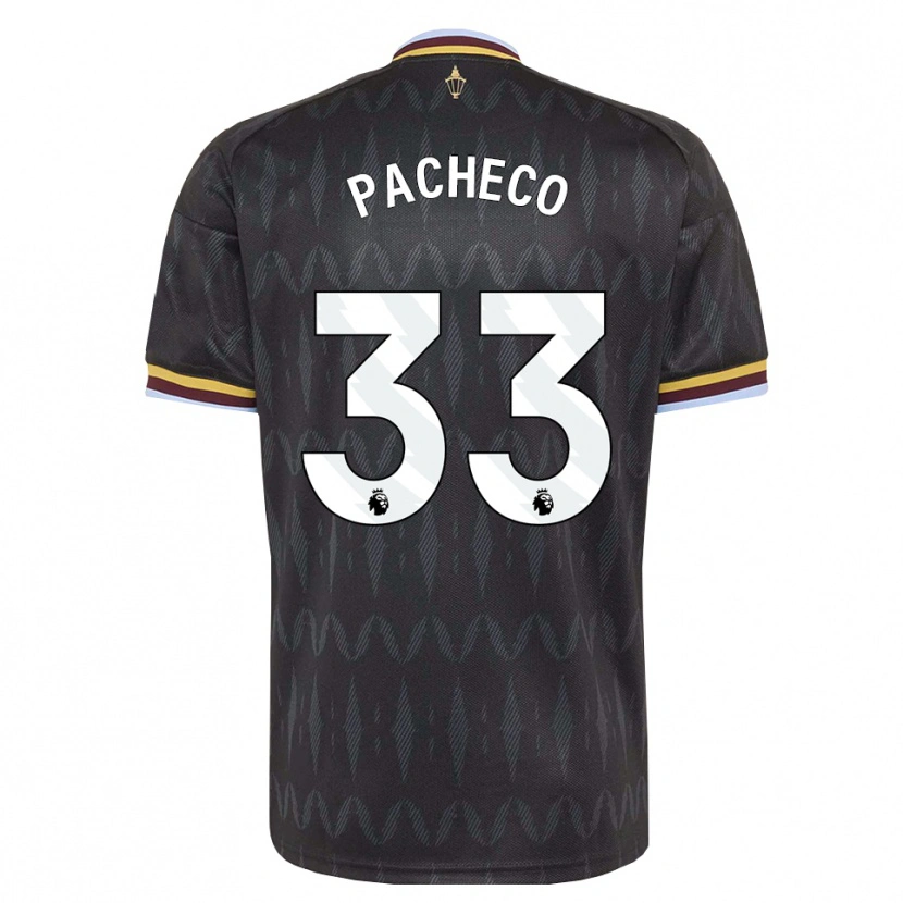 Danxen Kinder Maz Pacheco #33 Kornblumenblau Schwarz Gelb Auswärtstrikot Trikot 2026/27 T-Shirt Österreich