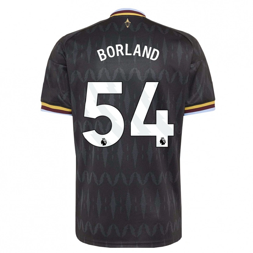 Danxen Kinder Aidan Borland #54 Kornblumenblau Schwarz Gelb Auswärtstrikot Trikot 2026/27 T-Shirt Österreich