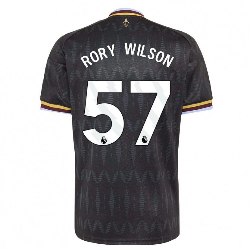 Danxen Kinder Rory Wilson #57 Kornblumenblau Schwarz Gelb Auswärtstrikot Trikot 2026/27 T-Shirt Österreich