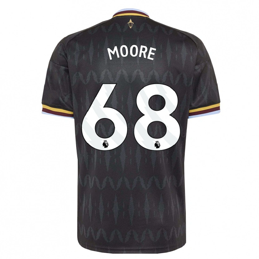 Danxen Kinder Kobei Moore #68 Kornblumenblau Schwarz Gelb Auswärtstrikot Trikot 2026/27 T-Shirt Österreich