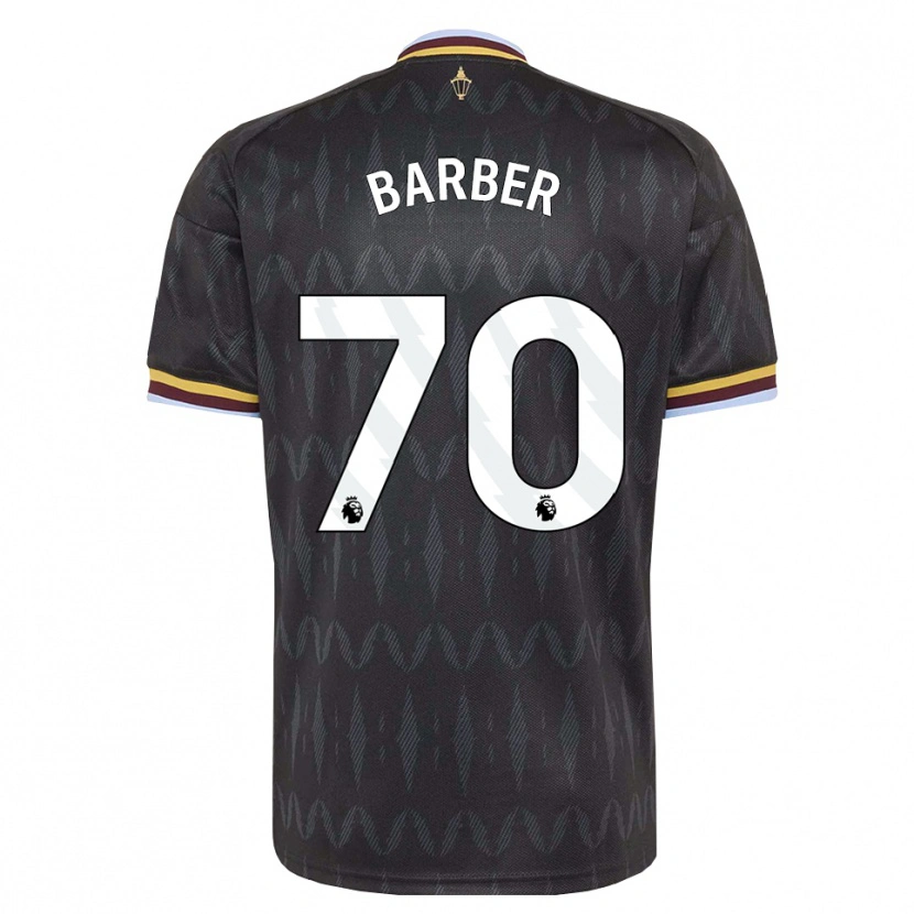 Danxen Kinder Jayden Barber #70 Kornblumenblau Schwarz Gelb Auswärtstrikot Trikot 2026/27 T-Shirt Österreich