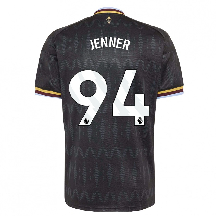 Danxen Kinder Max Jenner #94 Kornblumenblau Schwarz Gelb Auswärtstrikot Trikot 2026/27 T-Shirt Österreich