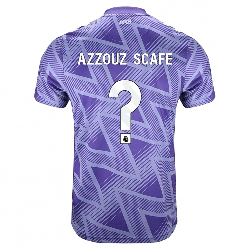 Danxen Kinder Jaheim Azzouz Scafe #0 Blassesviolett Rot Weiß Auswärtstrikot Trikot 2026/27 T-Shirt Österreich