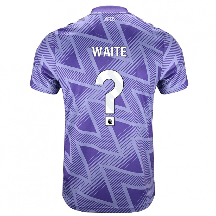 Danxen Kinder Leyland Waite #0 Blassesviolett Rot Weiß Auswärtstrikot Trikot 2026/27 T-Shirt Österreich