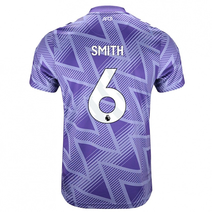 Danxen Kinder Maisy Smith #6 Blassesviolett Rot Weiß Auswärtstrikot Trikot 2026/27 T-Shirt Österreich