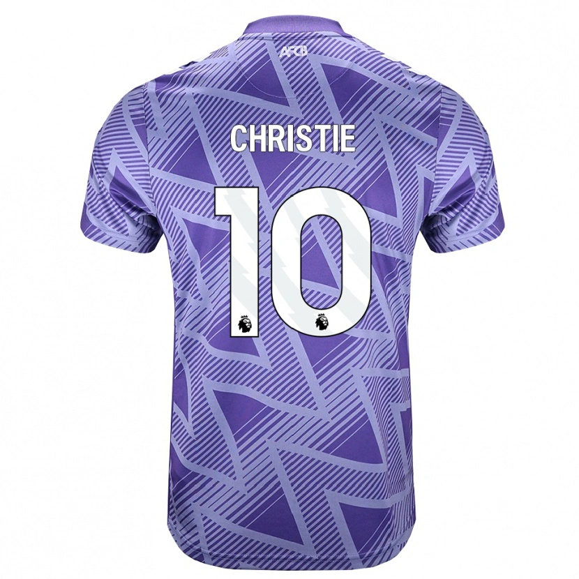 Danxen Kinder Ryan Christie #10 Blassesviolett Rot Weiß Auswärtstrikot Trikot 2026/27 T-Shirt Österreich