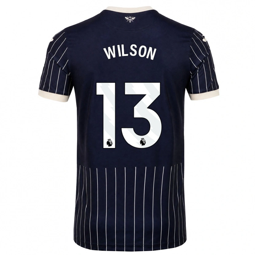 Danxen Kinder Callum Wilson #13 Schwarz Weiß Auswärtstrikot Trikot 2026/27 T-Shirt Österreich