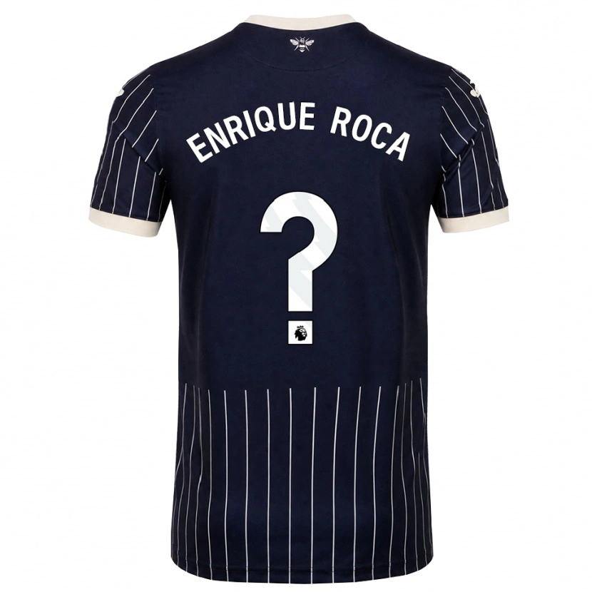 Danxen Kinder Enrique Roca #0 Schwarz Weiß Auswärtstrikot Trikot 2026/27 T-Shirt Österreich