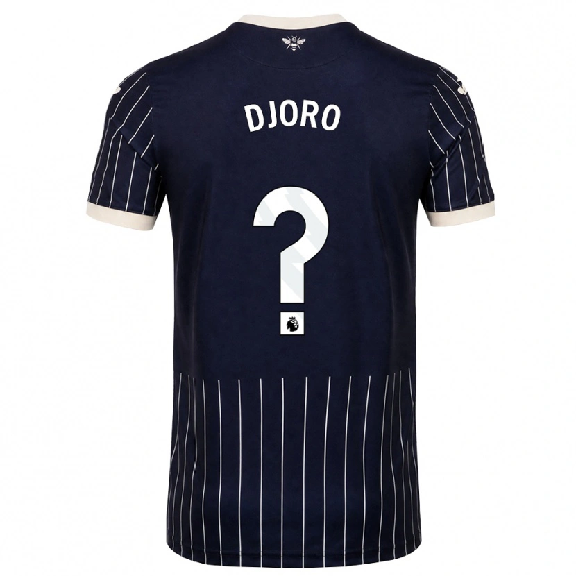 Danxen Kinder Josh Djoro #0 Schwarz Weiß Auswärtstrikot Trikot 2026/27 T-Shirt Österreich