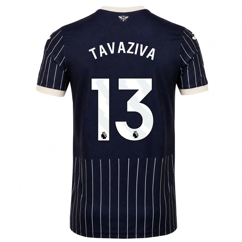 Danxen Kinder Marley Tavaziva #13 Schwarz Weiß Auswärtstrikot Trikot 2026/27 T-Shirt Österreich