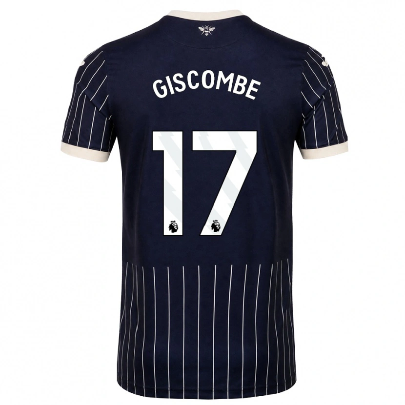 Danxen Kinder Naeem Giscombe #17 Schwarz Weiß Auswärtstrikot Trikot 2026/27 T-Shirt Österreich