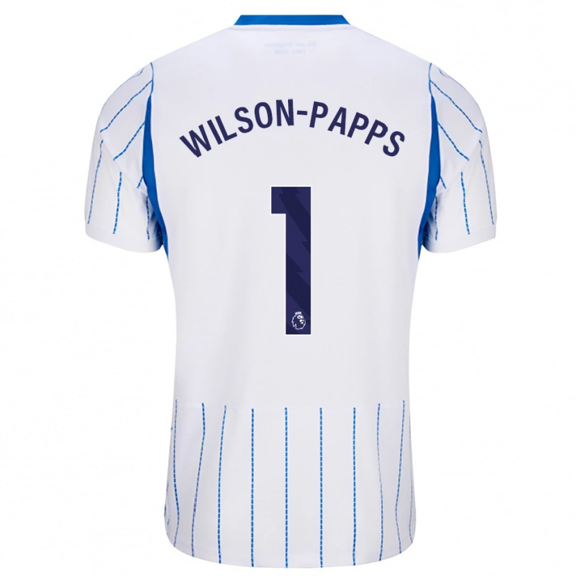 Danxen Kinder Charlie Wilson-Papps #1 Himmelblau Weiß Auswärtstrikot Trikot 2026/27 T-Shirt Österreich