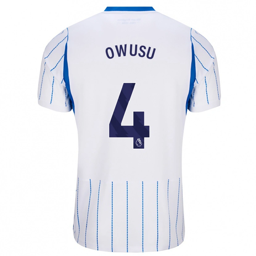 Danxen Kinder Yussif Owusu #4 Himmelblau Weiß Auswärtstrikot Trikot 2026/27 T-Shirt Österreich