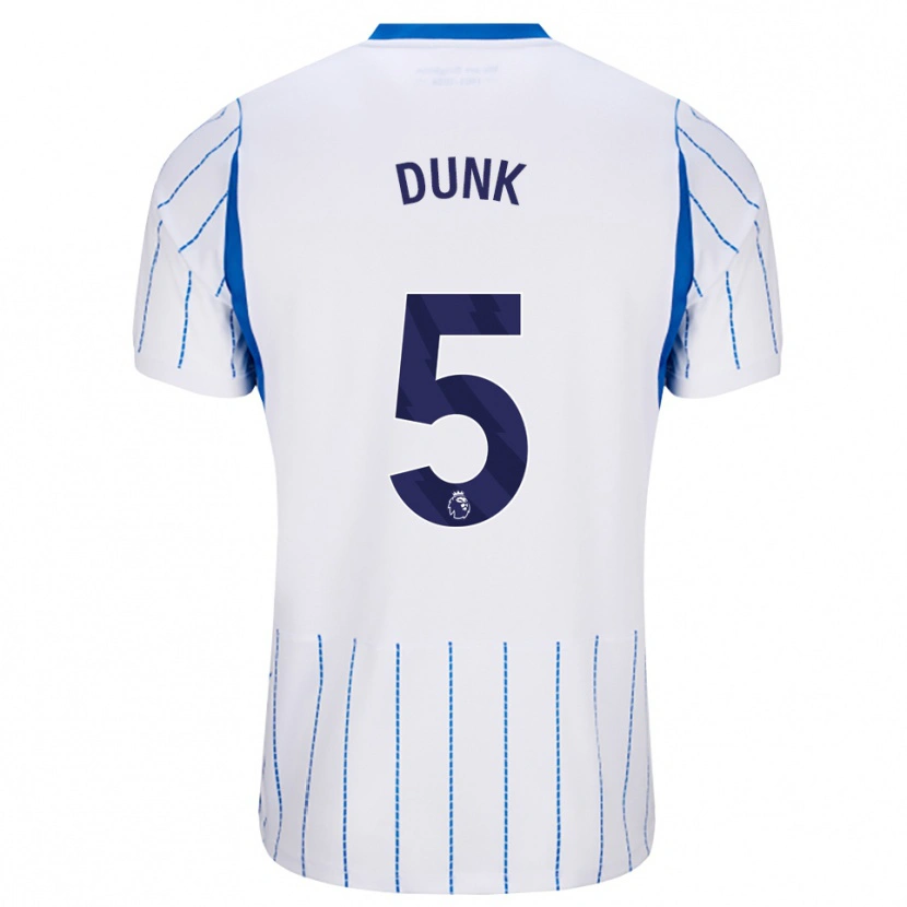 Danxen Kinder Lewis Dunk #5 Himmelblau Weiß Auswärtstrikot Trikot 2026/27 T-Shirt Österreich
