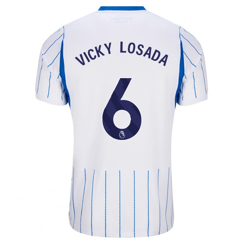 Danxen Kinder María Victoria Losada Gómez #6 Himmelblau Weiß Auswärtstrikot Trikot 2026/27 T-Shirt Österreich