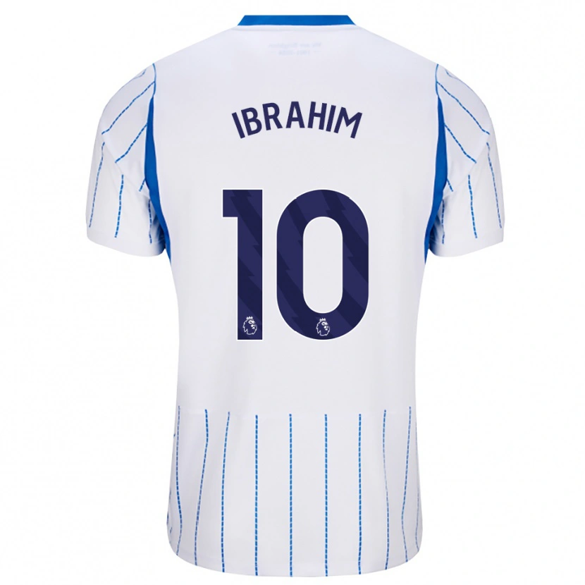 Danxen Kinder Younes Ibrahim #10 Himmelblau Weiß Auswärtstrikot Trikot 2026/27 T-Shirt Österreich