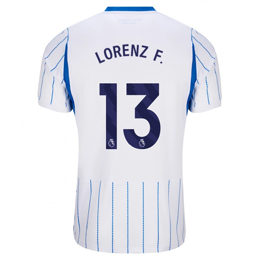 Danxen Kinder Lorenz Ferdinand #13 Himmelblau Weiß Auswärtstrikot Trikot 2026/27 T-Shirt Österreich