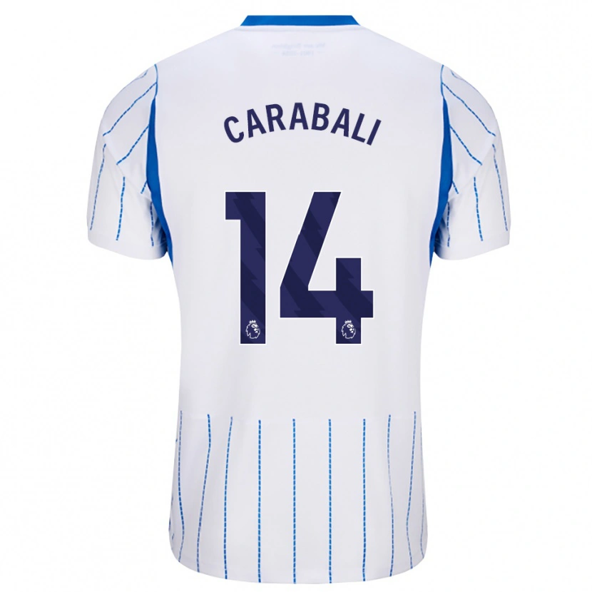 Danxen Kinder Jorelyn Andrea Carabalí Martínez #14 Himmelblau Weiß Auswärtstrikot Trikot 2026/27 T-Shirt Österreich