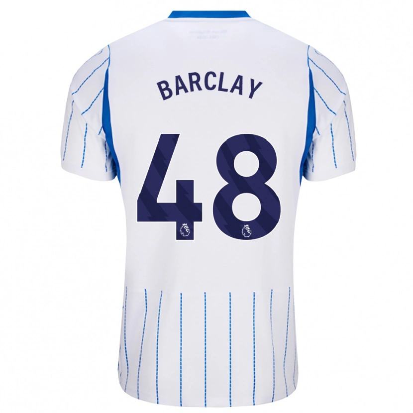 Danxen Kinder Ben Barclay #48 Himmelblau Weiß Auswärtstrikot Trikot 2026/27 T-Shirt Österreich