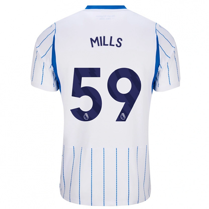 Danxen Kinder Harry Mills #59 Himmelblau Weiß Auswärtstrikot Trikot 2026/27 T-Shirt Österreich