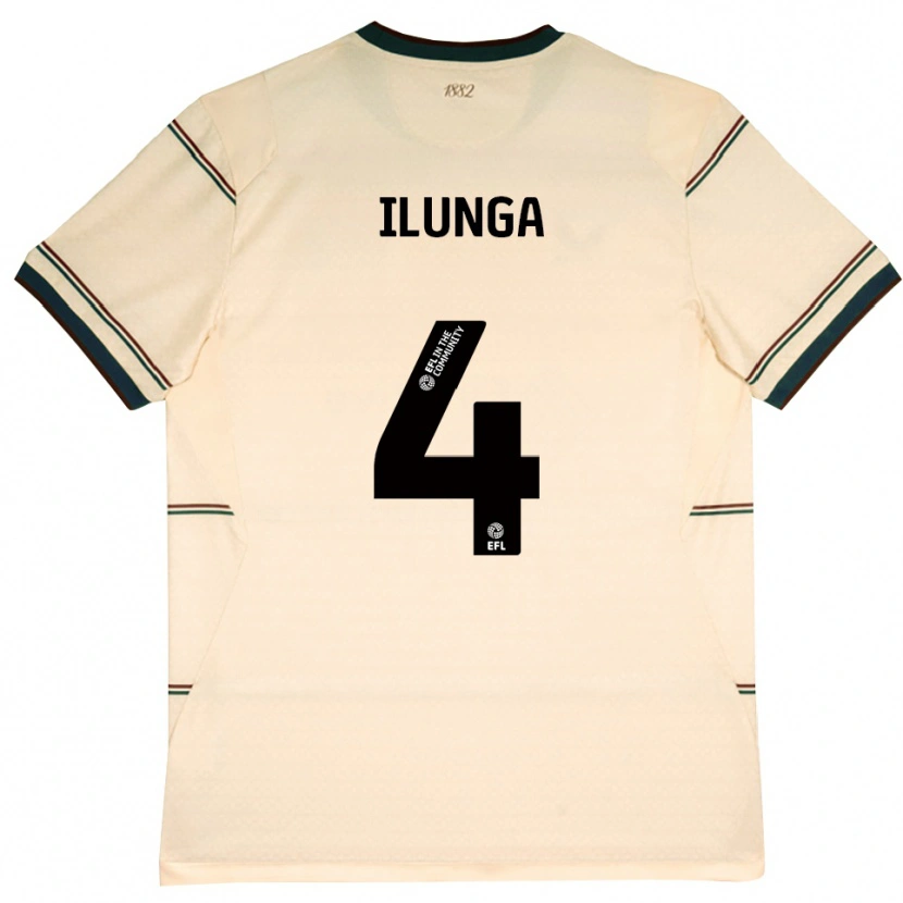 Danxen Kinder Glen Ilunga #4 Beige Burgund Auswärtstrikot Trikot 2026/27 T-Shirt Österreich