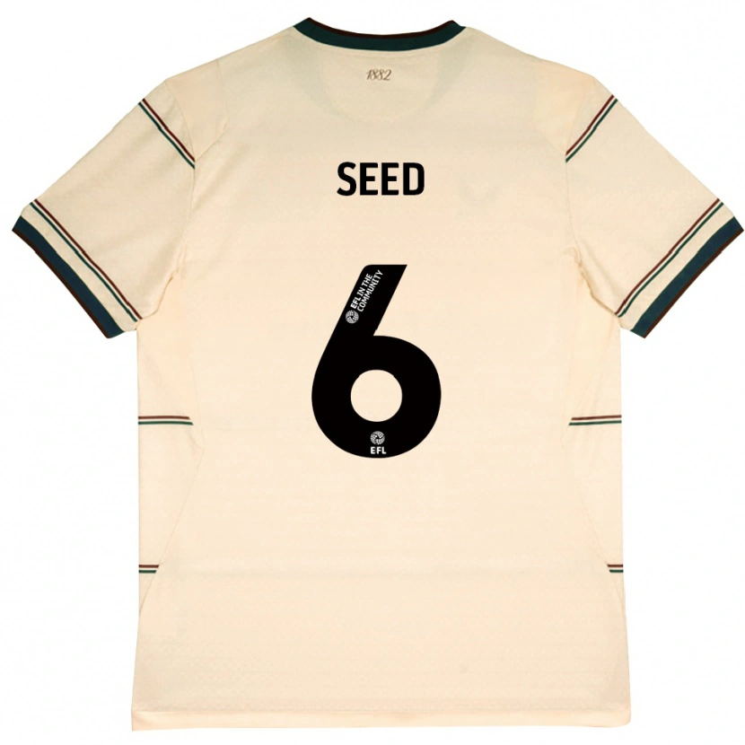 Danxen Kinder Helen Seed #6 Beige Burgund Auswärtstrikot Trikot 2026/27 T-Shirt Österreich