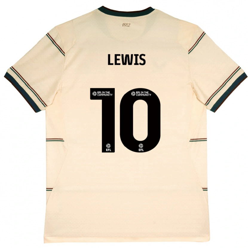 Danxen Kinder James Lewis #10 Beige Burgund Auswärtstrikot Trikot 2026/27 T-Shirt Österreich