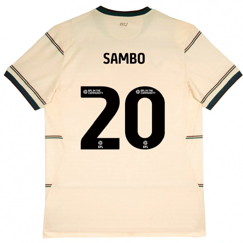 Danxen Kinder Shurandy Sambo #20 Beige Burgund Auswärtstrikot Trikot 2026/27 T-Shirt Österreich