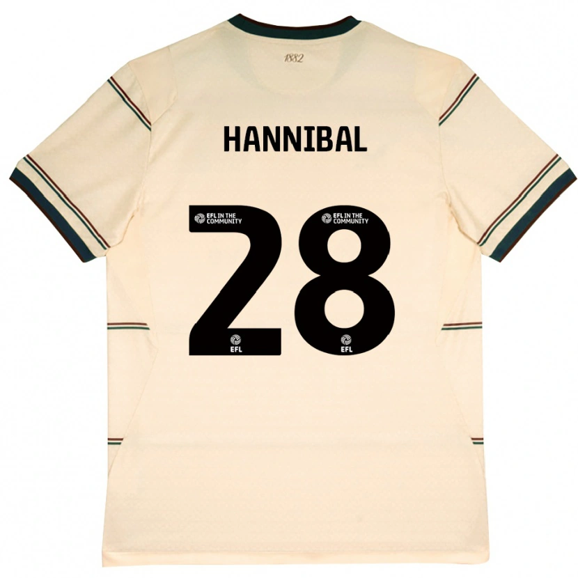 Danxen Kinder Hannibal Mejbri #28 Beige Burgund Auswärtstrikot Trikot 2026/27 T-Shirt Österreich