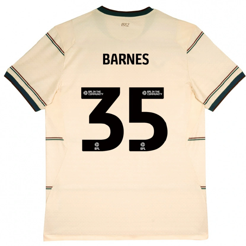 Danxen Kinder Ashley Barnes #35 Beige Burgund Auswärtstrikot Trikot 2026/27 T-Shirt Österreich