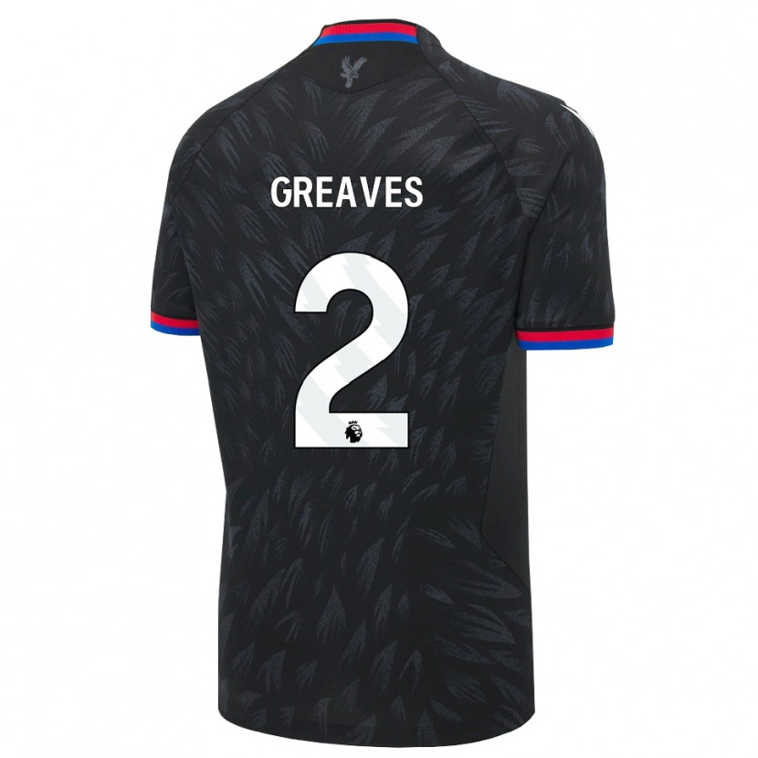 Danxen Kinder Ajean-Ray Greaves #2 Schwarz Blau Rot Auswärtstrikot Trikot 2026/27 T-Shirt Österreich