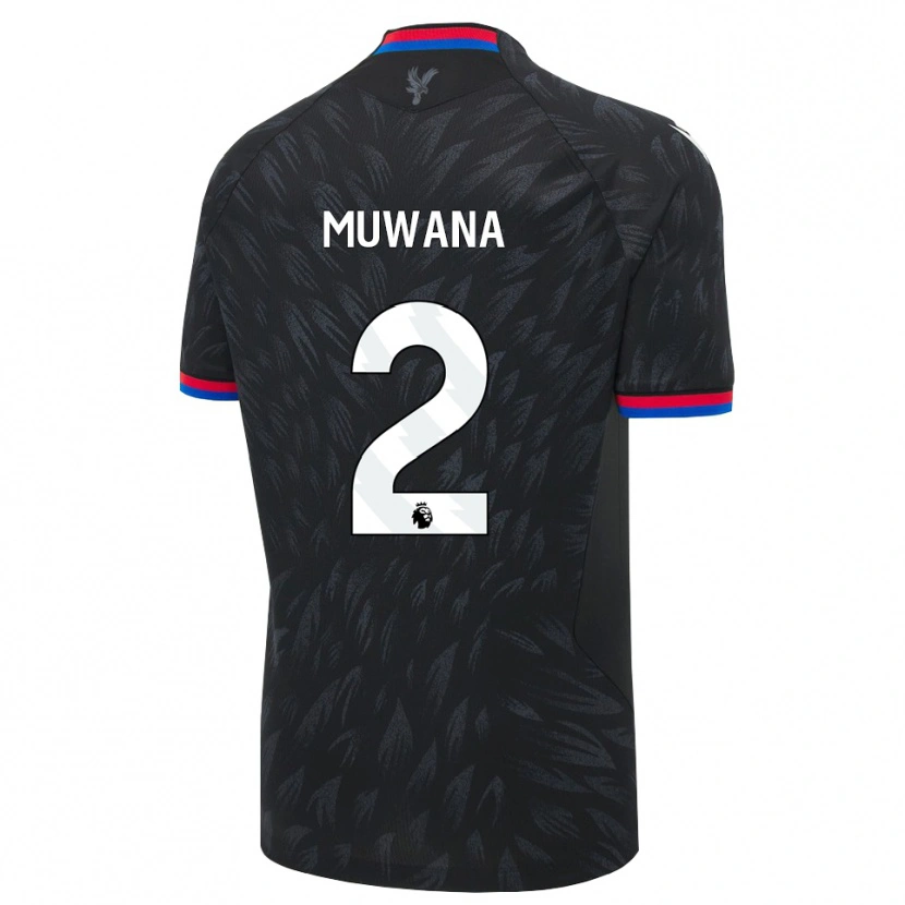 Danxen Kinder Joshua Muwana #2 Schwarz Blau Rot Auswärtstrikot Trikot 2026/27 T-Shirt Österreich